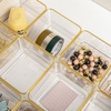 image:imageMartha Stewart Kerry Plastic Stackable Office Desk Drawer Organizers 3 x 3 12 Pack with Gold Trim3 x 3