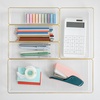 image:imageMartha Stewart Kerry Plastic Stackable Office Desk Drawer Organizers Set of 8 with Gold TrimSet of 5