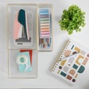 image:imageMartha Stewart Kerry Plastic Stackable Office Desk Drawer Organizers Set of 8 with Gold TrimSet of 5