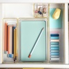 image:imageMartha Stewart Kerry Plastic Stackable Office Desk Drawer Organizers Set of 8 with Gold TrimSet of 8