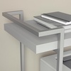 image:imageMartha Stewart Liam 2Tier Mobile Office Storage and Printer Cart in Gray with Brushed Nickel FrameGrayBrushed Nickel Frame