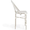 image:imageMartha Stewart Lily Pond IndoorOutdoor Stackable Counter Stools with Gray Woodgrain Aluminum Frame Finish WhiteGray Woven Rattan BackrestsSeats Set of 2Gray  WhiteGray Frame