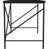 image:imageMartha Stewart Maddox Home Office Parsons Desk in Black Wood Grain with Oil Rubbed Bronze Metal XFrame