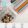 image:imageMartha Stewart Miles Plastic Stackable Office Desk Drawer Organizers Set of 6 ClearClear