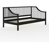 image:imageMartha Stewart Neely Platform Daybed with Wood Spindles Solid Wood Frame No Box Spring Needed Twin Size BlackBlack