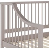 image:imageMartha Stewart Neely Platform Daybed with Wood Spindles Solid Wood Frame No Box Spring Needed Twin Size BlackGrey
