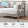 image:imageMartha Stewart Neely Platform Daybed with Wood Spindles Solid Wood Frame No Box Spring Needed Twin Size BlackGrey