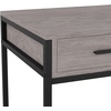 image:imageMartha Stewart Ollie Home Office Desk with 3 Drawers in Walnut Wood Grain with Oil Rubbed Bronze HardwareGray TopOil Rubbed Bronze Frame