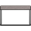 image:imageMartha Stewart Ollie Home Office Desk with 3 Drawers in Walnut Wood Grain with Oil Rubbed Bronze HardwareGray TopOil Rubbed Bronze Frame