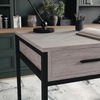 image:imageMartha Stewart Ollie Home Office Desk with 3 Drawers in Walnut Wood Grain with Oil Rubbed Bronze HardwareGray TopOil Rubbed Bronze Frame