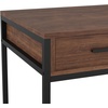 image:imageMartha Stewart Ollie Home Office Desk with 3 Drawers in Walnut Wood Grain with Oil Rubbed Bronze HardwareWalnut TopOil Rubbed Bronze Frame