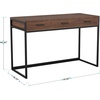 image:imageMartha Stewart Ollie Home Office Desk with 3 Drawers in Walnut Wood Grain with Oil Rubbed Bronze HardwareWalnut TopOil Rubbed Bronze Frame