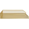 image:imageMartha Stewart Ryder 2 Pack Gold Mesh Metal Paper Letter Inbox Tray Desktop Organizer