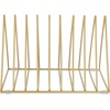 image:imageMartha Stewart Ryder Gold Mesh Metal 9 Slot Triangle Magazine File Holder Desktop Organizer Sorter
