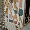 image:imageMartha Stewart Ryder Gold Mesh Metal 9 Slot Triangle Magazine File Holder Desktop Organizer Sorter