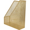 image:imageMartha Stewart Ryder Gold Mesh Metal Single Slot Magazine File Holder Desktop Organizer 975 x 375 x 115