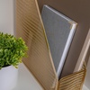 image:imageMartha Stewart Ryder Gold Mesh Metal Single Slot Magazine File Holder Desktop Organizer 975 x 375 x 115