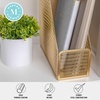 image:imageMartha Stewart Ryder Gold Mesh Metal Single Slot Magazine File Holder Desktop Organizer 975 x 375 x 115