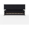image:imageMartha Stewart Simone Twin Size Trundle Bed Upholstered Daybed with PullOut Trundle SpaceSaving Design Sturdy Wood Frame No Box Spring Required OffWhite