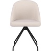 image:imageMartha Stewart Sora Stationary Swivel Task Chair with Sloped Arms for Home Office in White Boucle with Oil Rubbed Bronze FrameWhite BoucleOil Rubbed Bronze