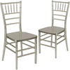 image:imageFlash Furniture 2 Pack HERCULES PREMIUM Series Champagne Resin Stacking Chiavari Chair