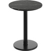 Black Faux Marble/Black Base