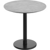 Gray Faux Concrete/Black Base