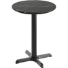 Black Faux Marble/Black Base