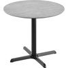 Gray Faux Concrete/Black Base
