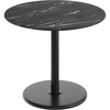 Black Faux Marble/Black Base