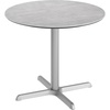 Gray Faux Concrete/Silver Base