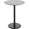 Gray Faux Concrete/Black Base