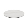 image:imageFlash Furniture Acadia 36 Round White Faux Marble Tabletop TopGuard HPL Seamless Edge Scratch amp Stain Resistant AllWeather Durability Commercial GradeWhite Faux Marble