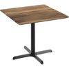 image:imageFlash Furniture Acadia 36 Square Indoor Outdoor Gray Faux Concrete Tabletop with 30 x 30 Silver X Base Scratch Heat amp UV Resistant Seamless TopGuard Top and EdgeNaturalBlack Base