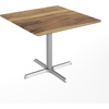 image:imageFlash Furniture Acadia 36 Square Indoor Outdoor Gray Faux Concrete Tabletop with 30 x 30 Silver X Base Scratch Heat amp UV Resistant Seamless TopGuard Top and EdgeNaturalSilver Base