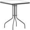 Clear Top/Silver Frame