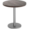 Dark Brown Top/Silver Base