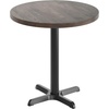 Dark Brown Top/Black Base