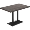 Dark Brown Top/Black Base