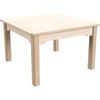 image:imageFlash Furniture Bright Beginnings Commercial Square Classroom Table  Wooden Preschool Activity Table  Greenguard Certified Wood  235 W x 145 H Beech Finish