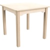 image:imageFlash Furniture Bright Beginnings Commercial Square Classroom Table  Wooden Preschool Activity Table  Greenguard Certified Wood  235 W x 2125 H Beech Finish