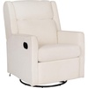 image:imageFlash Furniture Cash Swivel Manual Glider Rocker Recliner Chair USBUSBC Charging Ports 270 Degree Swivel Perfect for Living Room or Nursery OffWhite BoucleOffwhite Boucle