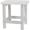 image:imageFlash Furniture Charlestown Tiered Commercial Poly Resin Adirondack Side Table  Lime Green  AllWeather  IndoorOutdoorWhite