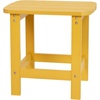 image:imageFlash Furniture Charlestown Tiered Commercial Poly Resin Adirondack Side Table  Lime Green  AllWeather  IndoorOutdoorYellow