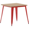Brown Top/Red Frame