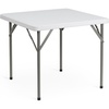 image:imageFlash Furniture Elon 285 Square AllOccasion Plastic Folding Event Table with Locking Legs Folding Banquet Table for IndoorOutdoor Events WhiteGranite White