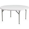 image:imageFlash Furniture Elon Commercial Grade 5Foot Round Granite White Plastic Folding TableWhite