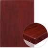 image:imageFlash Furniture Glenbrook 30 x 42 Rectangular HighGloss Mahogany Resin Table Top with 2 Thick Edge