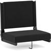 image:imageFlash Furniture Grandstand Portable Stadium Seat for Bleachers or Benches Folding Padded Stadium Chair with Carrying Handle 500 lb Weight Capacity PurpleBlack