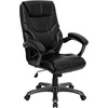 image:imageFlash Furniture Greer High Back Black LeatherSoft Executive Swivel Ergonomic Office Chair with Arms